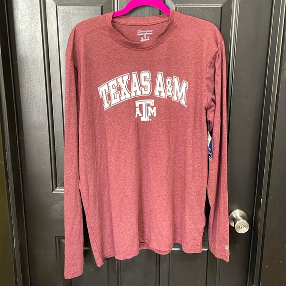 Burgandy Texas A& M Long Sleeve Athletic Shirt XL - Picture 1 of 5